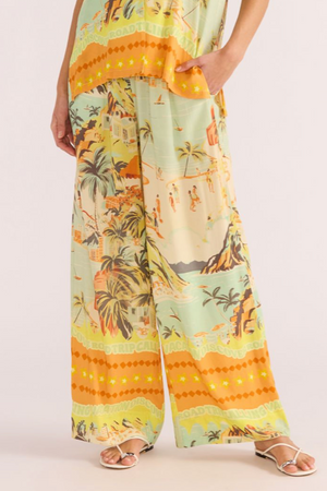 Vacanza Drawstring Pant - Tropical