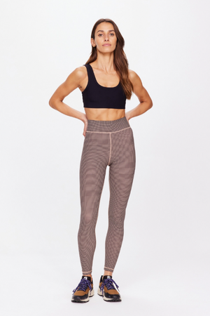 Bohemia 25" Midi Pant - Houndstooth Check