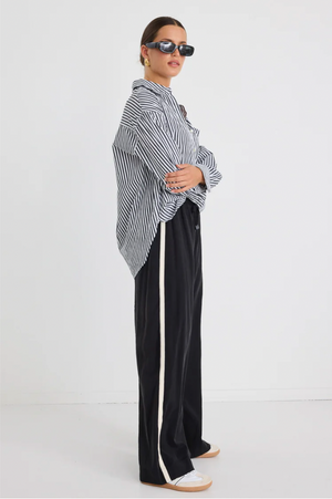 Townie Wide Leg Pant - Black