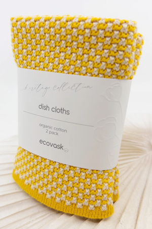 Heritage Collection Dishcloth - Kowhai, 2 Pk, by Ecovask

Introducing our Heritage Collection Dishcloths, where its beautifully refined timeless design meets modern sustainability.&nbsp;

Thoughtfully crafted from premium natural fibres, they offer the perfect balance of robust design and lightweight feel, making them absorbent, fast-drying, and a dream to use.
