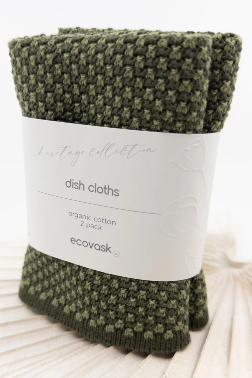 Heritage Collection Dishcloth - Nikau, 2 Pk, by Ecovask

Introducing our Heritage Collection Dishcloths, where its beautifully refined timeless design meets modern sustainability.&nbsp;

Thoughtfully crafted from premium natural fibres, they offer the perfect balance of robust design and lightweight feel, making them absorbent, fast-drying, and a dream to use.