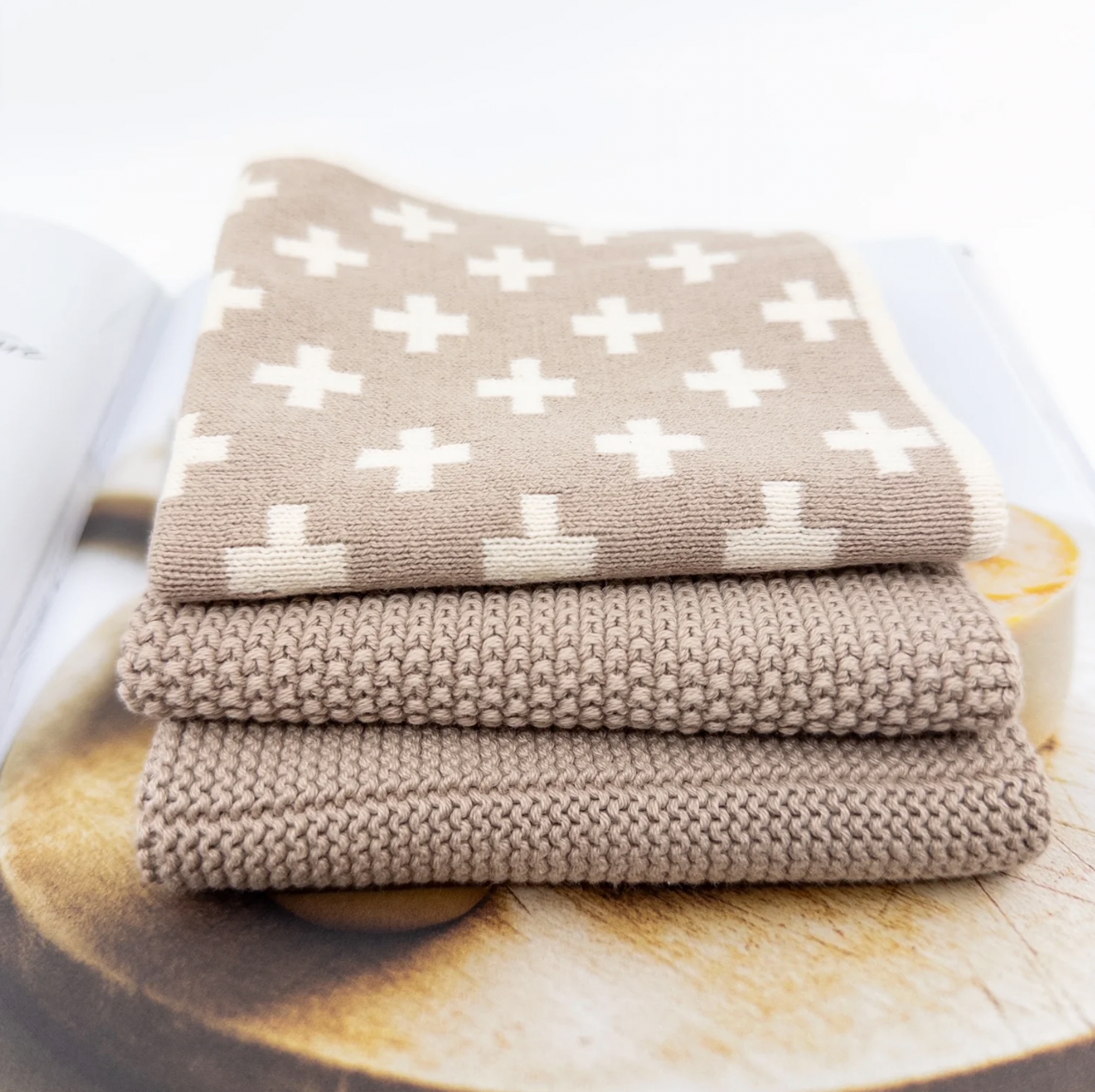 Dishcloth Variety 3pk - Hummus Cross