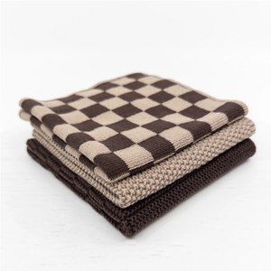 Dishcloth Variety 3pk - Choc Hummus Checker