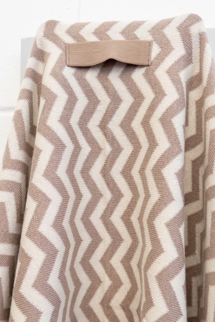 Hair & Travel Towel - Hummus Chevron
