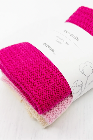 Face Cloth 3 Pk - Tickle Me Pink, by Ecovask

These beautiful organic cotton cloths are luxuriously thick and absorbent and feel beautifully soft on the skin. Made from sustainably sourced organic cotton, they are perfect for skin of all ages, including babies.


3&nbsp;cloths per pack.&nbsp;&nbsp;Size 25cm x 25cm