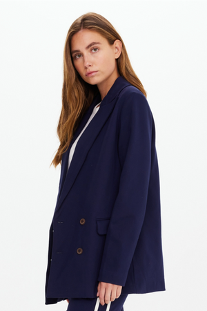 Double Breasted Blazer - Navy