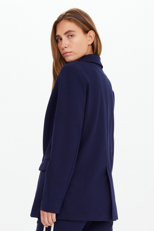 Double Breasted Blazer - Navy