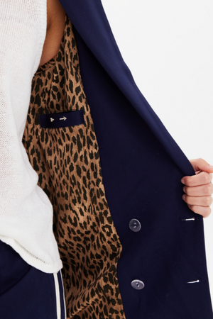 Double Breasted Blazer - Navy