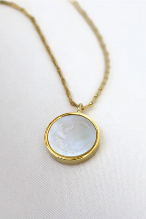Seeker Necklace in Gold, by Love Lunamei

Soul Searcher Collection – The quest to live a life with purpose

She is not afraid to dive into the deepest corners of her conscience to evaluate her life, her values and her emotions. For once she has reflected with honesty she can reconnect with and replenish her soul. She lives a life full of meaning, pure happiness and unlimited potential.