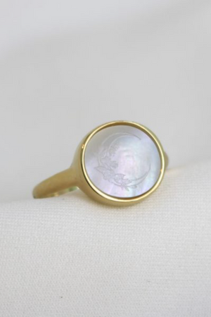 Divine Ring in Gold, by Love Lunamei

Soul Searcher Collection – The quest to live a life with purpose

She is not afraid to dive into the deepest corners of her conscience to evaluate her life, her values and her emotions. For once she has reflected with honesty she can reconnect with and replenish her soul. She lives a life full of meaning, pure happiness and unlimited potential.