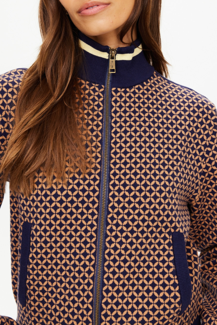 Crossroads Margot Knit Jacket - Geo