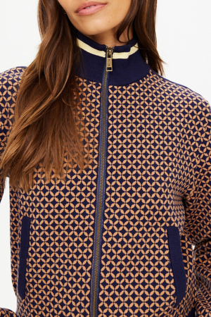 Crossroads Margot Knit Jacket - Geo