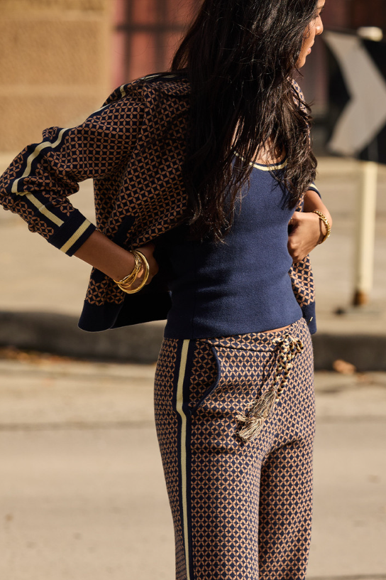 Crossroads Margot Knit Jacket - Geo