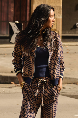 Crossroads Margot Knit Jacket - Geo