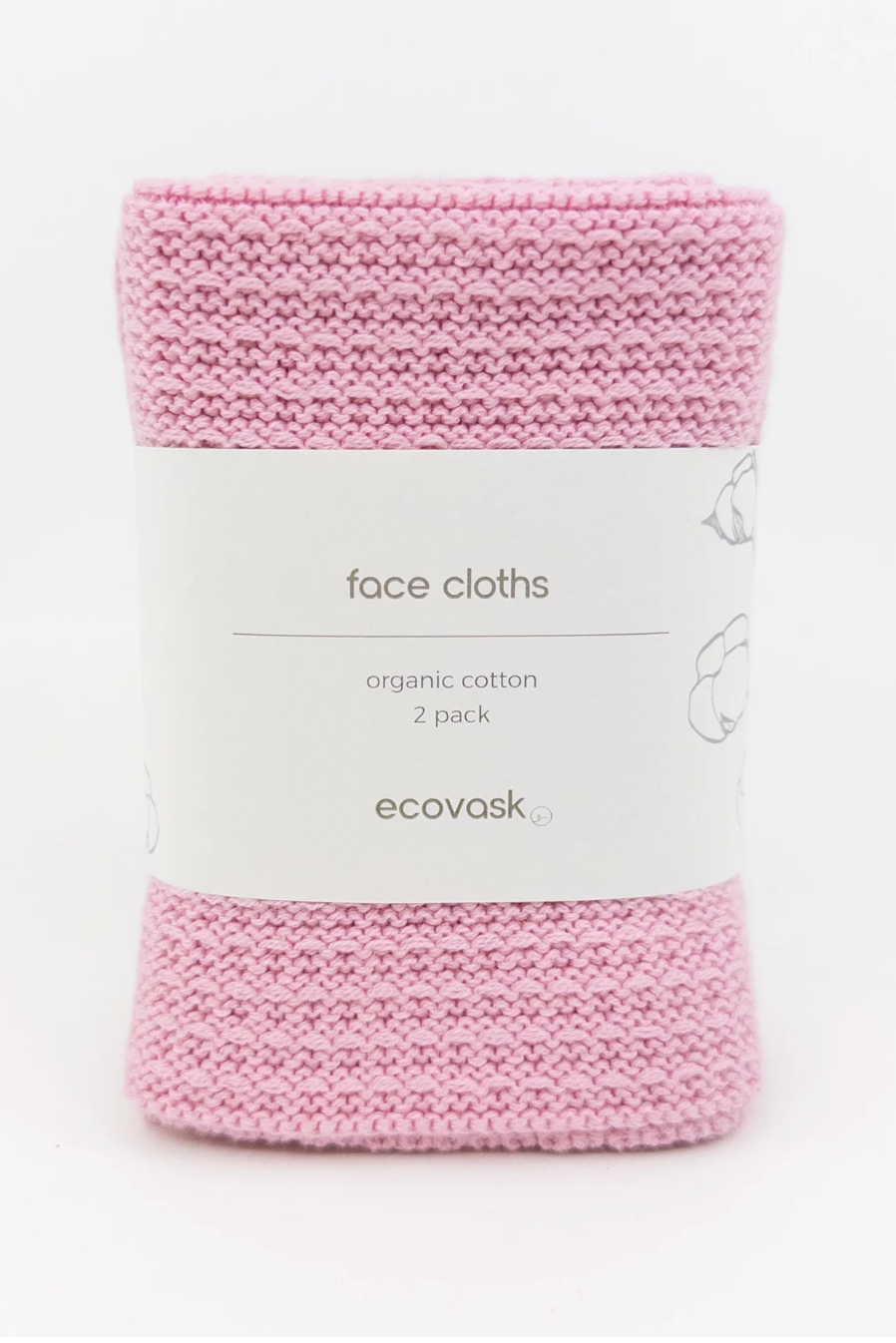 Face Cloth 2 Pk - Sherbert, by Ecovask

These beautiful organic cotton cloths are luxuriously thick and absorbent and feel beautifully soft on the skin.

Made from sustainably sourced organic cotton, they are perfect for skin of all ages.&nbsp;


2 cloths per pack.&nbsp;&nbsp;Size 25cm x 25cm