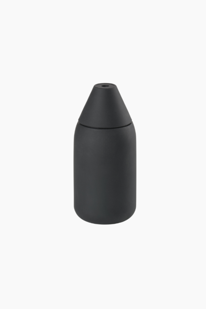 ZONE Denmark Singles Soap Dispenser - Black
Small designs can sometimes make a big impression. What a stylish way to dispense just the right amount of soap! The rocket-shaped body of the Singles dispenser has a futuristic elegance. With its broad, cylindrical base, the dispenser sits firmly on the countertop. Gentle pressure dispenses just the right amount of soap from the hole in the top. To refill, simply unscrew the top. The dispenser is made of silky soft silicone that is pleasant to the touch and easy 