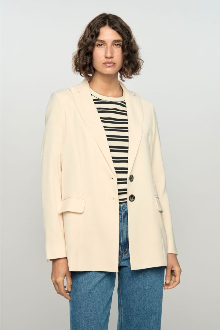 Sia Blazer - Cream