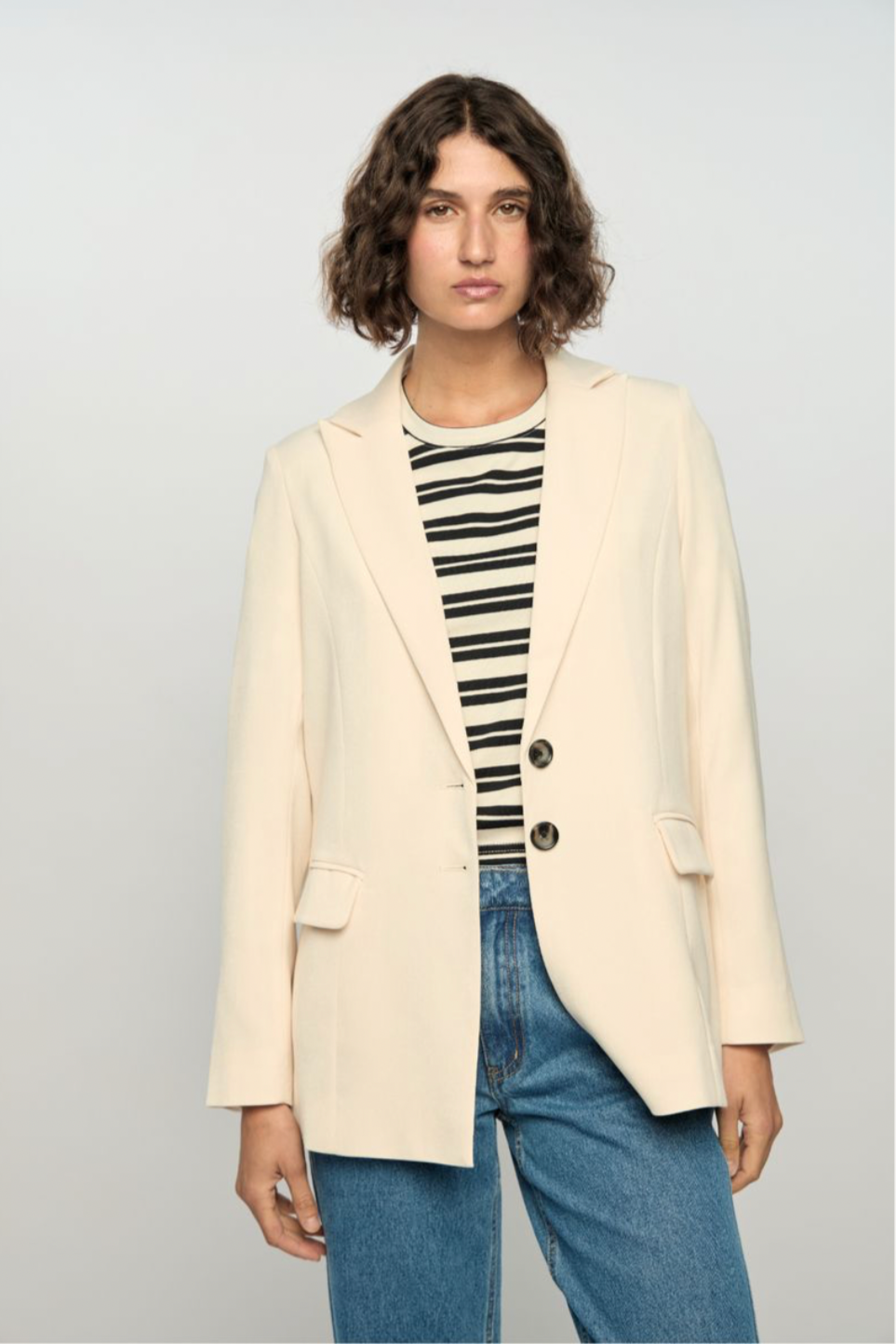 Sia Blazer - Cream