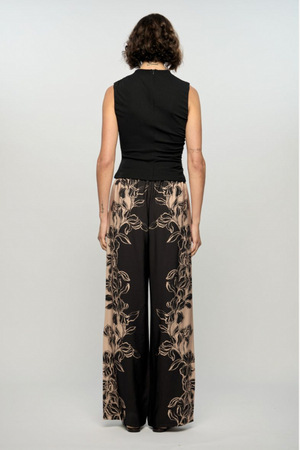Mira Drawstring Pant - Floral