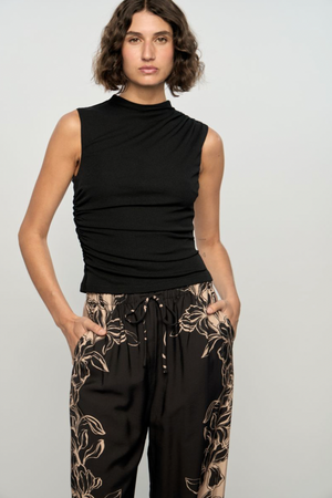 Mira Drawstring Pant - Floral