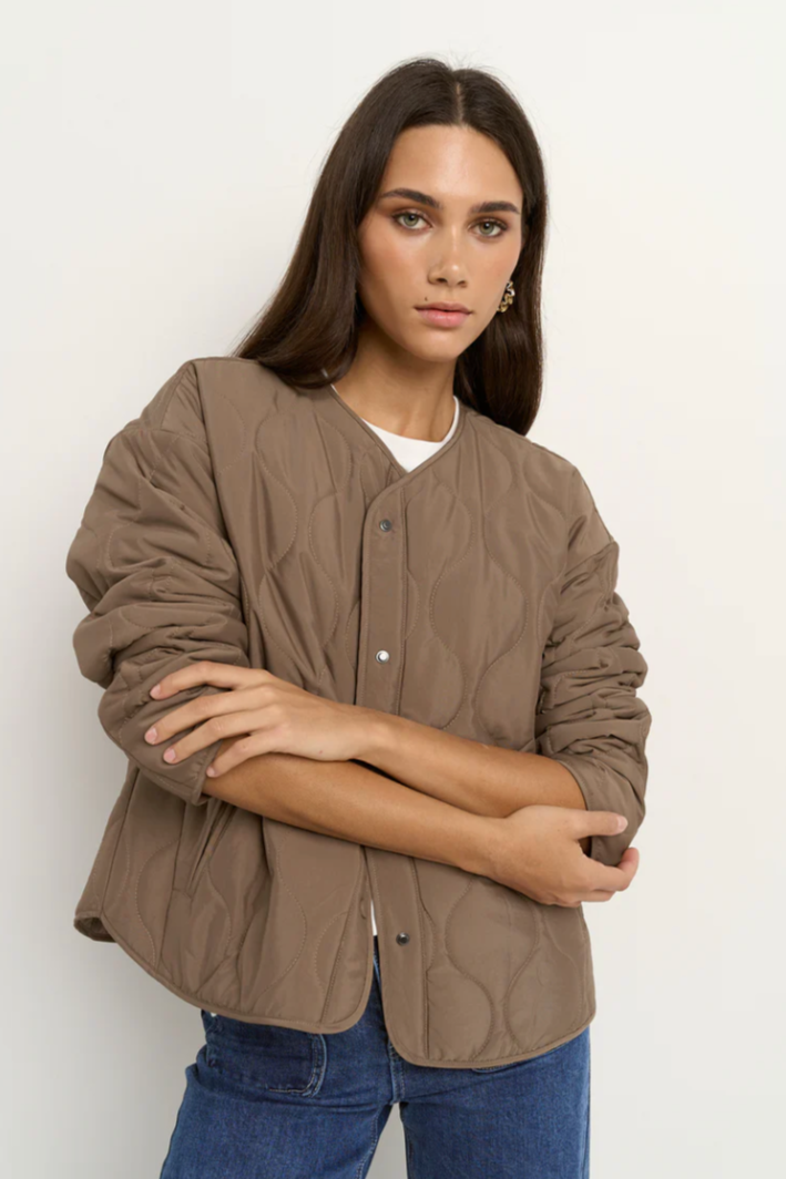 Apex Puffer Jacket - Mocha