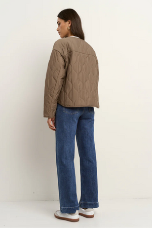 Apex Puffer Jacket - Mocha