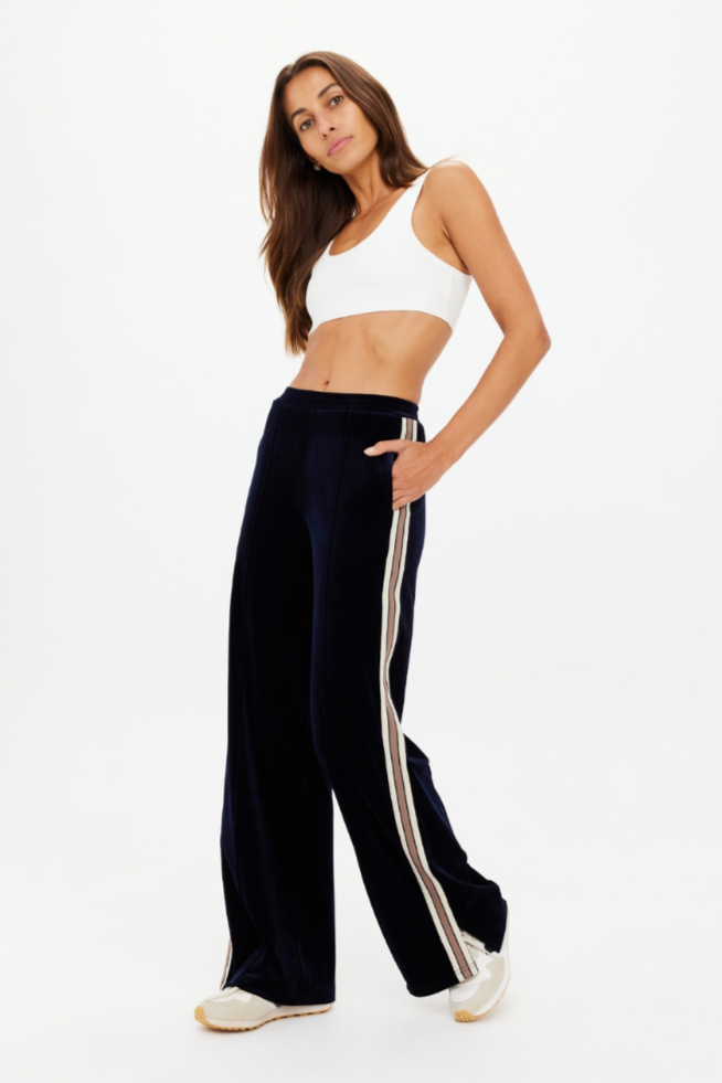 Monaco Freya Wide Leg Pant - Navy