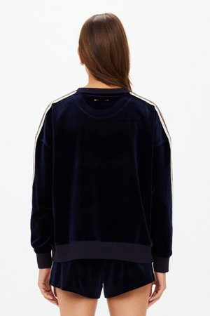 Monaco Lisel Crew Neck Sweater - Navy