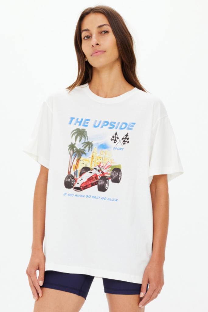 Raceway Sammi Tee - Creme