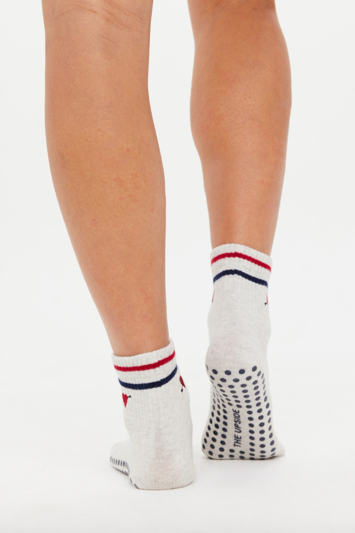 Love Club 2 Pack Grip Sock - Multi