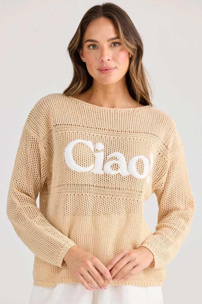 Caio Knit - Neutral/White