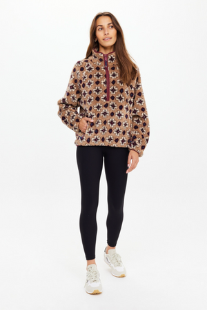 Chester Harlow Fleece Pullover - Abstract