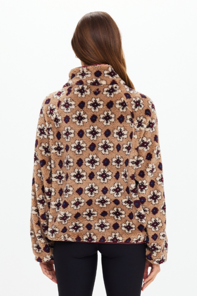 Chester Harlow Fleece Pullover - Abstract