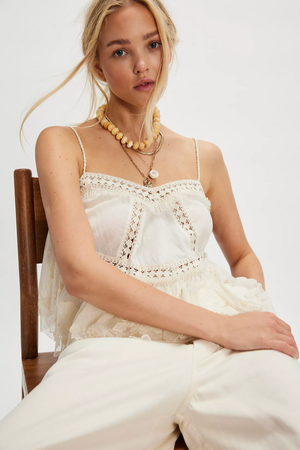 Free People Sweet Escape Cami - Ivory
