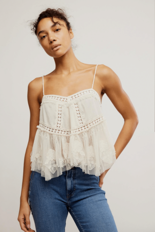 Free People Sweet Escape Cami - Ivory