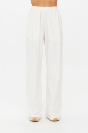 Soho Tokio Wide Leg Pent - Creme