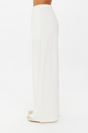 Soho Tokio Wide Leg Pent - Creme