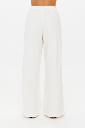 Soho Tokio Wide Leg Pent - Creme