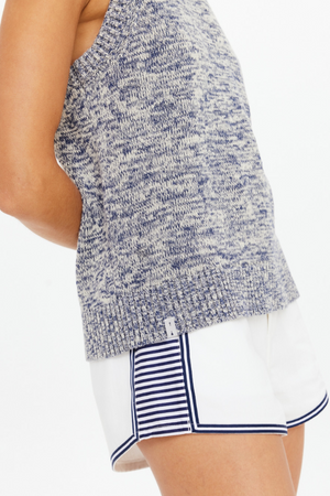 Armada Koby Knitted Tank Top - Blue Marle