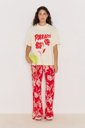 Paradiso Oversize Tee - Cream