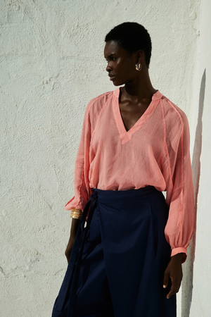 Meraki Blouse - Coral