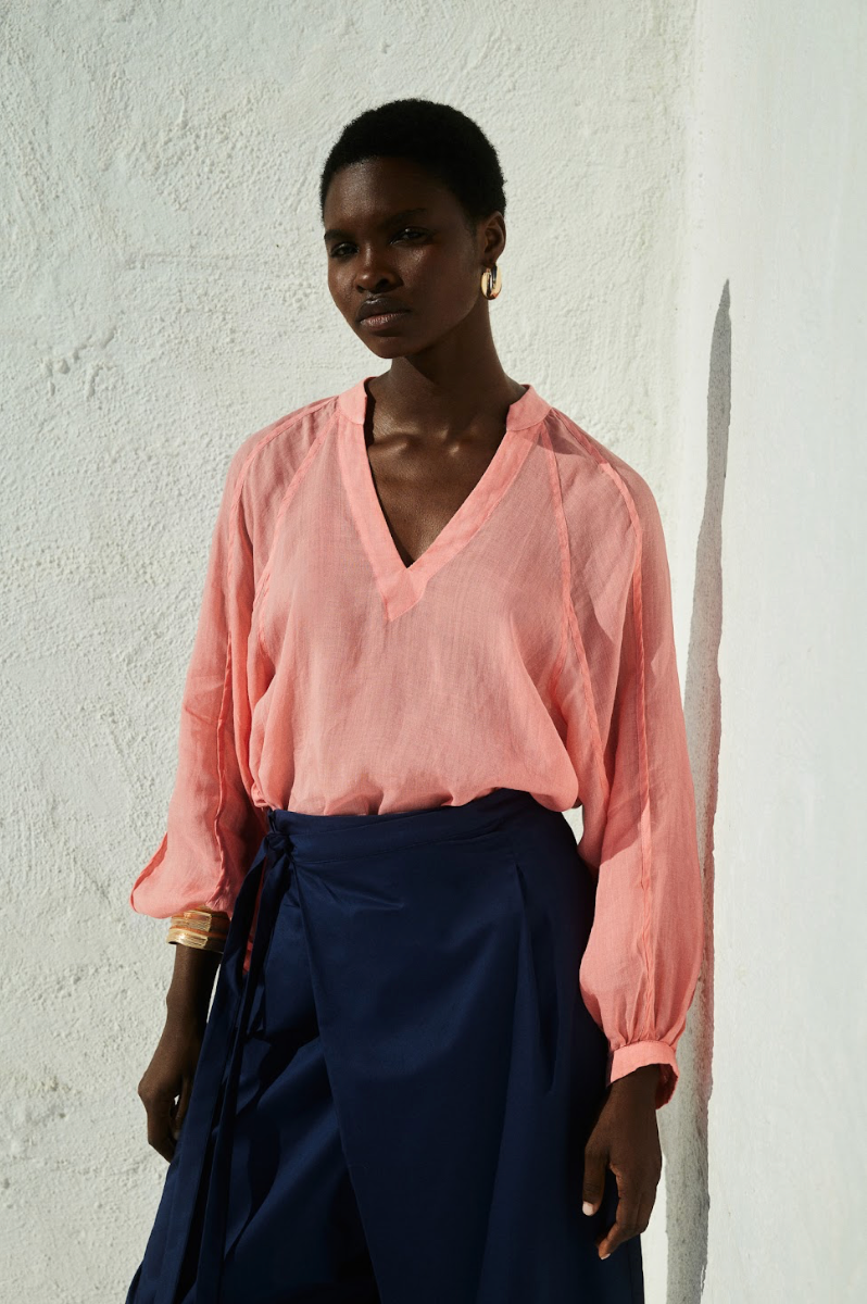 Meraki Blouse - Coral