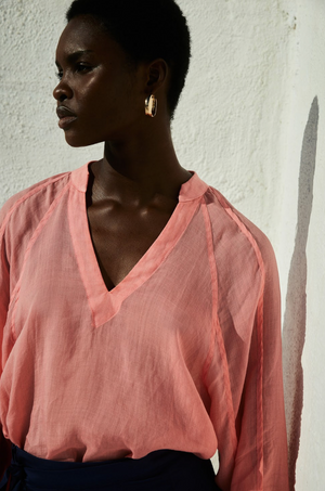Meraki Blouse - Coral