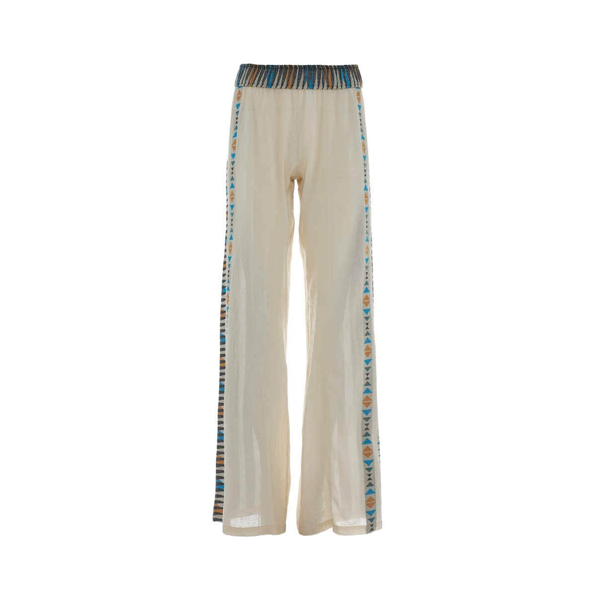 Iluma Pant - Blue/Camel