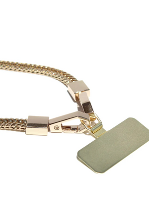 Phone Lanyard - Gold Chain