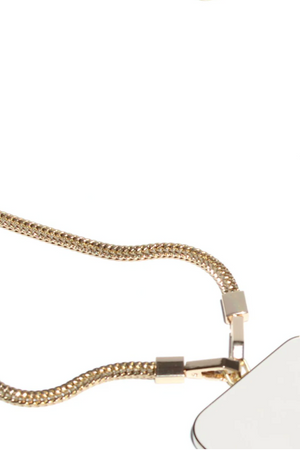 Phone Lanyard - Gold Chain