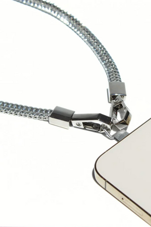 Phone Lanyard - Silver Chain