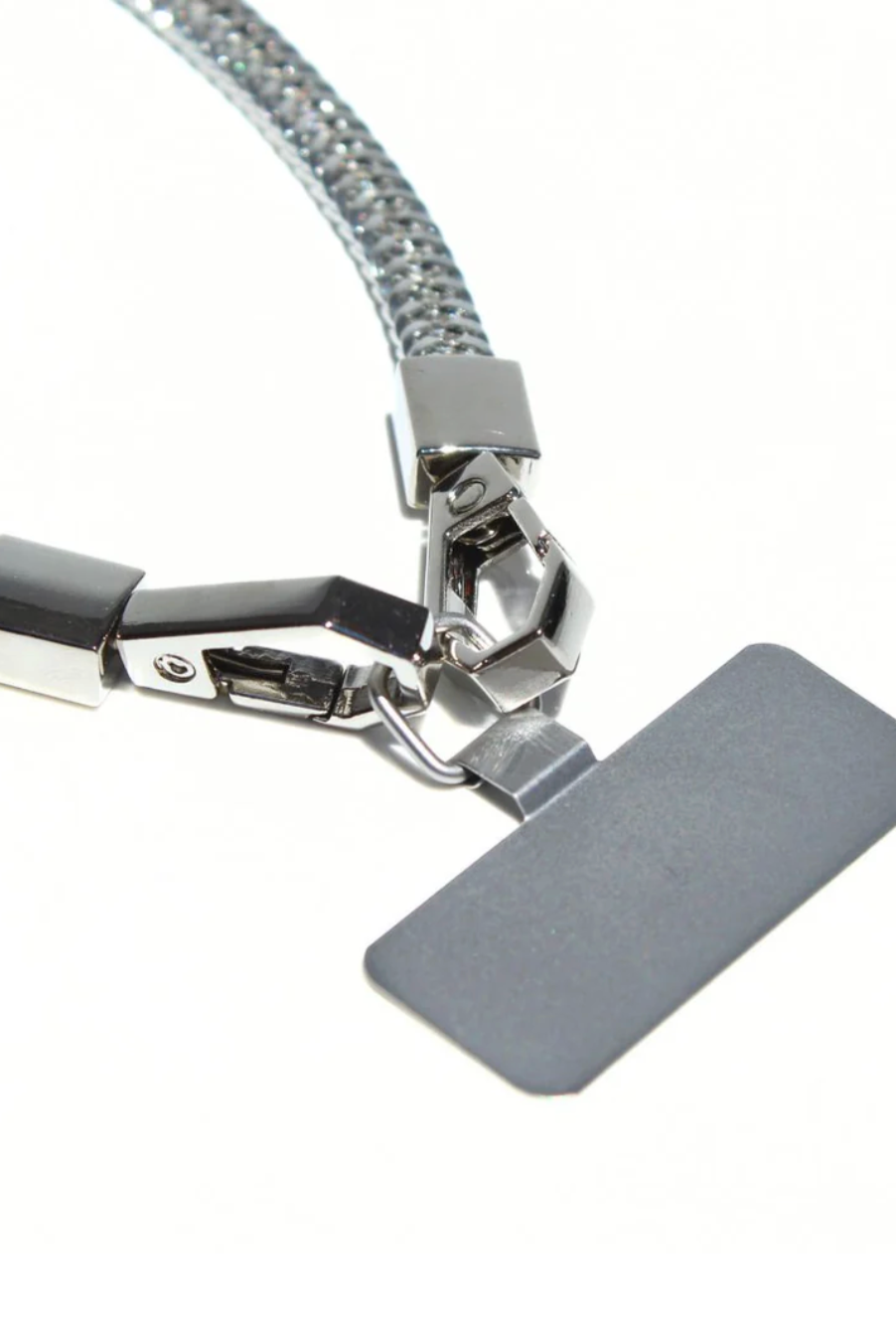 Phone Lanyard - Silver Chain