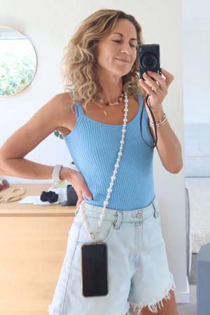 Phone Lanyard - Pearl