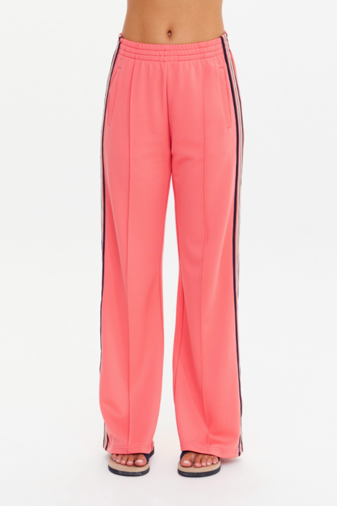 The Voila Marnie Wide Leg Pant - Blush